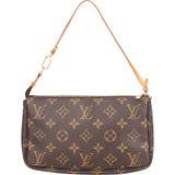 Louis Vuitton Canvas Monogram Pochette Accessoire Handbag