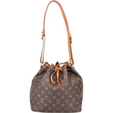 Louis Vuitton Canvas Monogram Sac Noe Petit Shoulder Bag