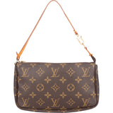 Louis Vuitton Canvas Monogram Pochette Accessoire Handbag