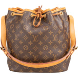Louis Vuitton Canvas Monogram Sac Noe Petit Shoulder Bag