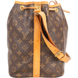 Louis Vuitton Canvas Monogram Sac Noe Petit Shoulder Bag