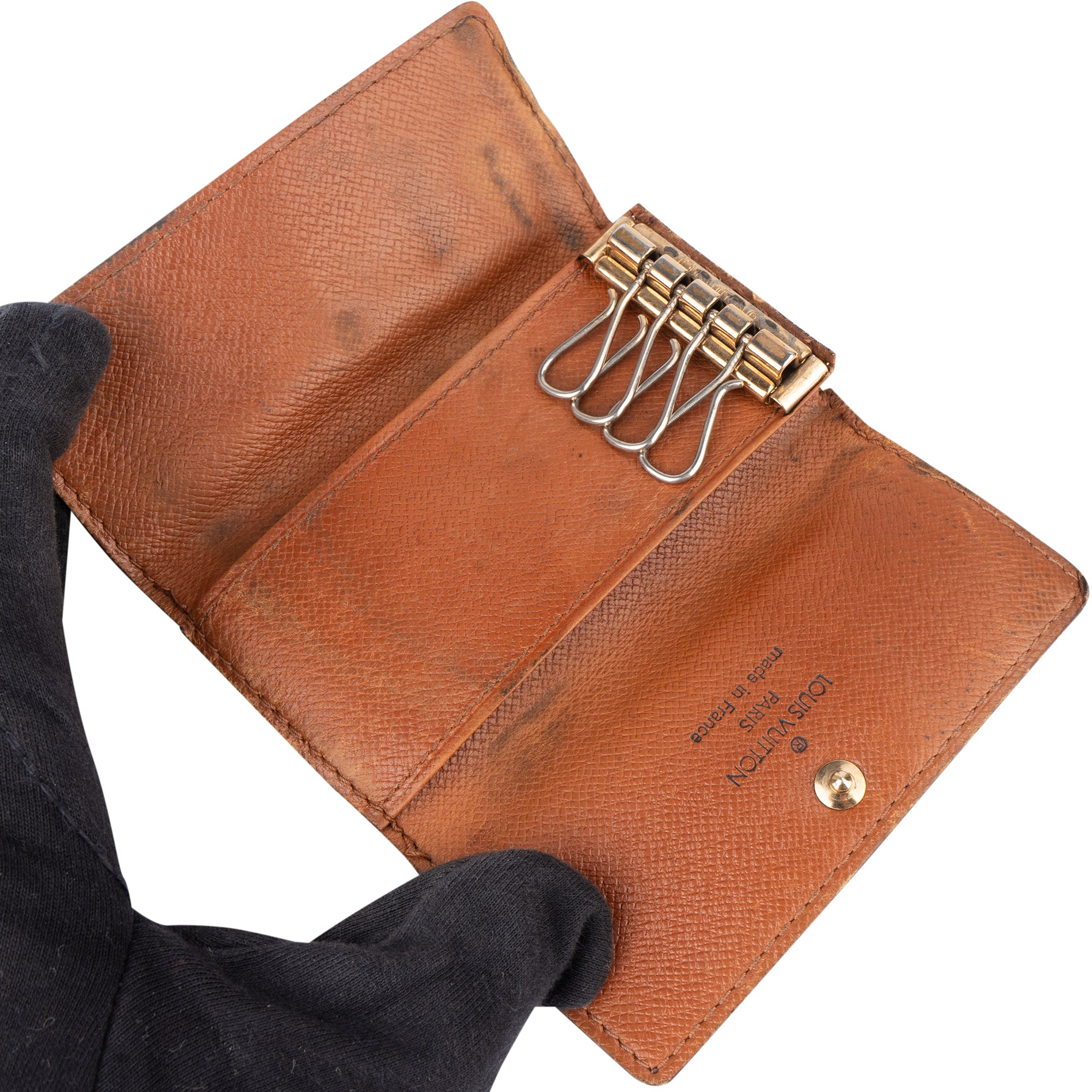Louis Vuitton Canvas Monogram Keyholder - vintageandkickz