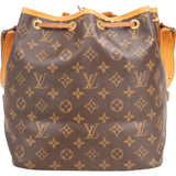 Louis Vuitton Canvas Monogram Sac Noe Petit Shoulder Bag