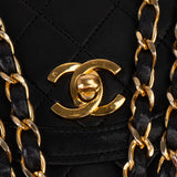 Chanel Quilted Lambskin 24K Gold Single Flap Crossbody Bag