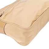 Prada Beige Nylon Triangle Crossbody Bag