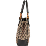 Gucci GG Monogram Bamboo Handbag