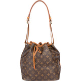 Louis Vuitton Canvas Monogram Sac Noe Petit Shoulder Bag