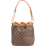 Louis Vuitton Canvas Monogram Sac Noe Petit Shoulder Bag