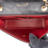 Chanel Quilted Lambskin 24K Gold Single Flap Crossbody Bag