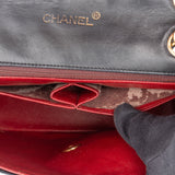 Chanel Quilted Lambskin 24K Gold Single Flap Crossbody Bag