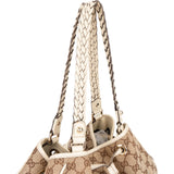 Gucci GG Monogram Bamboo Handbag