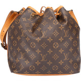 Louis Vuitton Canvas Monogram Sac Noe Petit Shoulder Bag