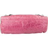 Balenciaga Pink Leather City Handbag