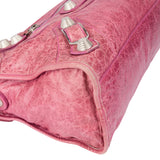 Balenciaga Pink Leather City Handbag