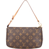 Louis Vuitton Canvas Monogram Pochette Accessoire Handbag