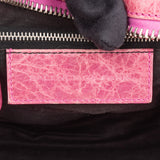Balenciaga Pink Leather City Handbag