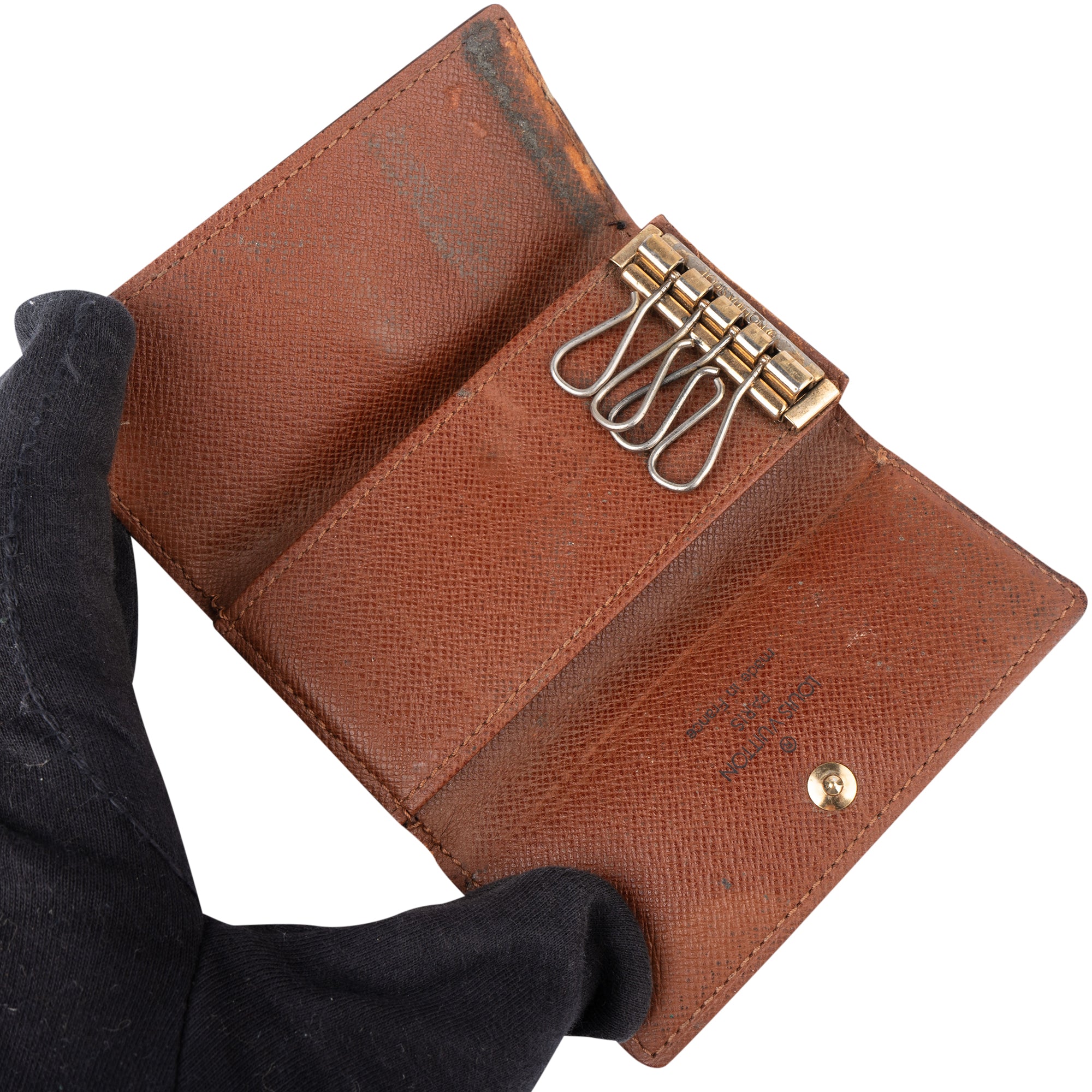 Louis Vuitton Canvas Monogram Keyholder - vintageandkickz