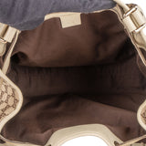 Gucci GG Monogram Bamboo Handbag