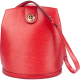 Louis Vuitton Red Epi Leather Cluny Shoulder Bag