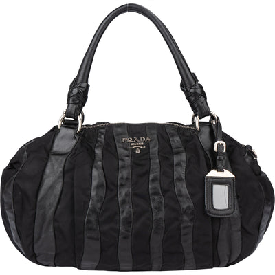 Prada Nylon Leather Handbag - vintageandkickz