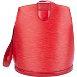 Louis Vuitton Red Epi Leather Cluny Shoulder Bag