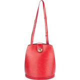 Louis Vuitton Red Epi Leather Cluny Shoulder Bag