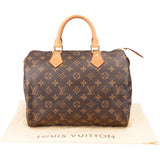 Louis Vuitton Canvas Monogram Speedy 30 Handbag