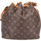 Louis Vuitton Canvas Monogram Sac Noe Petit Shoulder Bag
