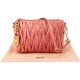 Miu Miu Quilted Leather City Shoulder Bag