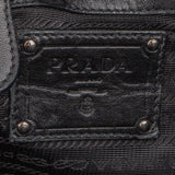 Prada Nylon Leather Handbag