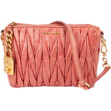 Miu Miu Quilted Leather City Shoulder Bag