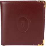 Cartier Bordeaux Leather Wallet