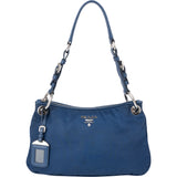 Prada Blue Nylon City Shoulder Bag
