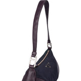 Prada Purple Nylon Triangel Shoulder Bag