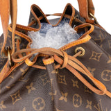 Louis Vuitton Canvas Monogram Sac Noe Petit Shoulder Bag