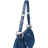Prada Blue Nylon City Shoulder Bag
