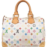 Louis Vuitton Canvas Murakami Multicolor Monogram Speedy 30 Handbag