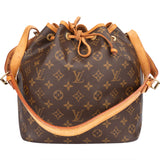 Louis Vuitton Canvas Monogram Sac Noe Petit Shoulder Bag