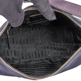 Prada Purple Nylon Triangel Shoulder Bag