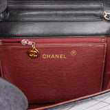 Chanel Quilted Lambskin 24K Gold Single Flap Shoulder Bag