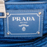 Prada Blue Nylon City Shoulder Bag