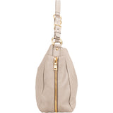 Prada Taupe Leather City Zippy Handbag