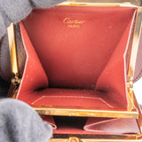 Cartier Bordeaux Leather Coin Wallet