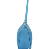Prada Blue Nylon Triangle Handbag