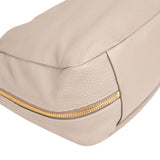 Prada Taupe Leather City Zippy Handbag