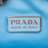 Prada Blue Nylon Triangle Handbag