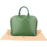 Louis Vuitton Vert Epi Leather Alma PM Handbag