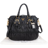 Prada Quilted Leather City Handbag