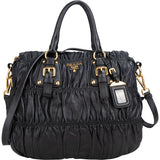 Prada Quilted Leather City Handbag