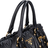 Prada Quilted Leather City Handbag